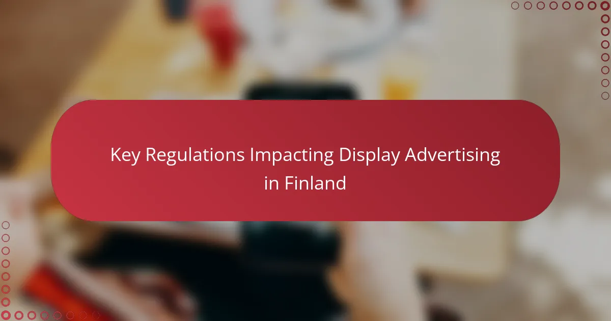 Key Regulations Impacting Display Advertising in Finland